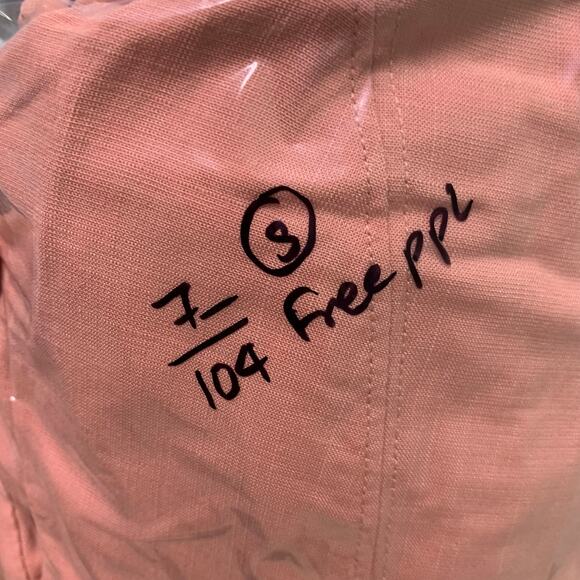 Free People Women's Lola Thong Bodysuit Sz S Small Coral Pink - Picture 9 of 9